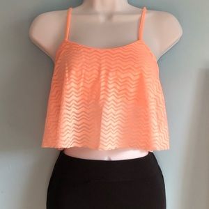 Italian Brand Tezenis Neon Crop Top